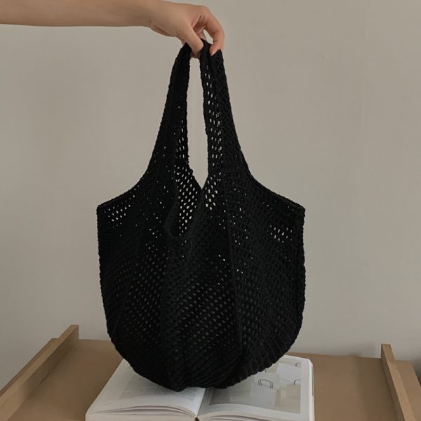 Retro Instagram Single Shoulder Woven Bag - Image 2